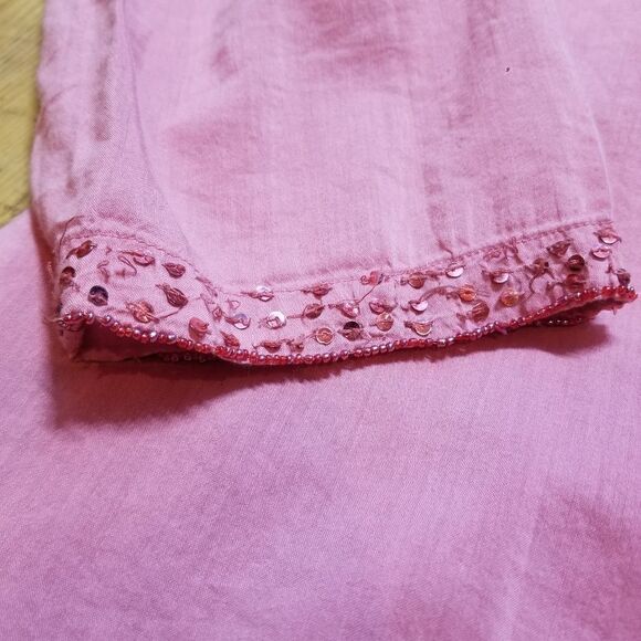 ALC pink longsleeve blouse with sequins - Picture 2 of 8